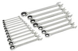 GearWrench 85890-02 16 Piece 12 Point Ratcheting Combination Metric Wrench Set