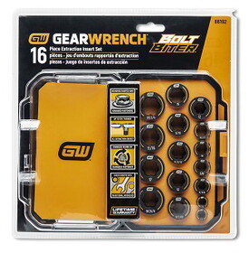 GearWrench 86192 16 Piece Bolt Biter Wrench Insert Set