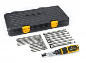 GEARWRENCH 89620 20 Pc. 1/4" Drive Torque Screwdriver Set 10-50 in/lbs