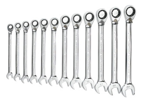 Apex Tool Group KD9620 12 Piece Reversible Metric Ratcheting Wrench Set