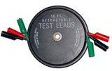 A & E Hand Tools KS1129 Retractable Test Leads - 3 Leads x 10 ft