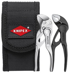 Knipex Tools Lp KX002072V04XS 2 Piece Mini Pliers Set XS in Belt Pouch