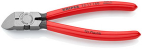 KNIPEX 72 11 160 6-1/4"Diagonal Flush Cutters for Plastics-45 Angle