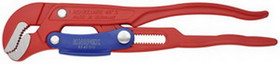 KNIPEX 83 60 010 10" Fast Adjust S- Shape Swedish Pipe Wrench