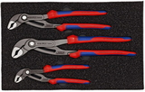 Knipex Tools Lp KX9K008005US 3PC Cobra Comfort Grip Pliers Set