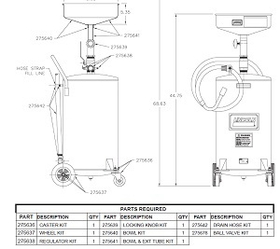 Lincoln Industrial LN275638 Regulator Kit for LN3601