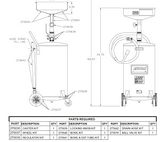 Lincoln Industrial LN275642 Drain Hose Kit for LN3601