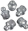 Lincoln Industrial LN5191 Straight Grease Fitting 10 Pk 1/4" - 28 Taper and Short Thrd, Price/EA