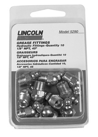Lincoln Industrial LN5290 45 1/8" Grease Fitting 10 Pk