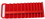 Lisle LS40900 1/2" 22PC SOCKET HOLDER RED