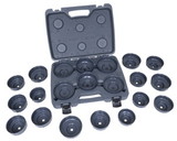 Lisle 61460 21 Piece HD End Cap Oil Filter Wrench Set