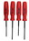 Mayhew 31021 4 Piece Micro Slotted &amp; Phillips Screwdriver Set