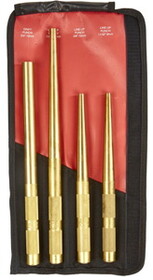 Mayhew Steel Products 61363 4 Piece Extra Long Brass Punch&nbsp;Set