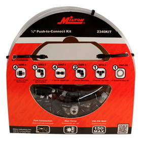 Milton MI2340KIT 1/4" OD Push-to-Connect Shop Air Line Kit