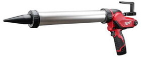 Milwaukee Electric Tool 2442-21 M12 20 Oz Alum Barrel Sausage&nbsp;Style Caulk and Adhesive Gun