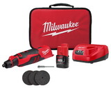 Milwaukee Electric Tool 2525-21 M12 Brushless Rotary Tool Kit