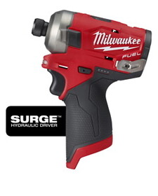 Milwaukee 2551-20 M12 Fuel&#153; Surge&#153; 1/4" Hex Hydraulic Driver (Bare Tool)