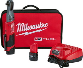 Milwaukee 2557-22 M12 FUEL 3/8" Ratchet with 2 Battery Kit