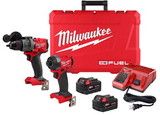 Milwaukee 3697-22 M18 Drill and Hex Impact Combo Kit