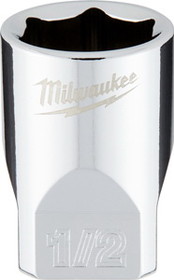 Milwaukee 45-34-9009 1/4" Drive 1/2" SAE 6-Point Socket