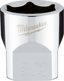 Milwaukee 45-34-9068 3/8" Drive 3/4" SAE 6-Point Socket
