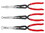 Milwaukee Electric Tool MWK48-22-6563 3 Piece Long Reach Hose Grip&nbsp;Pliers Set