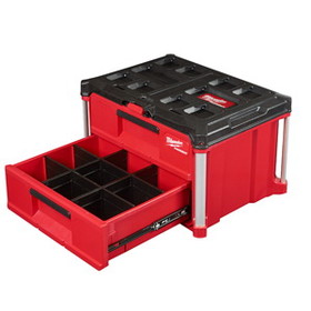 Milwaukee 48-22-8442 PACKOUT&#153; 2 Drawer Tool Box with Dividers