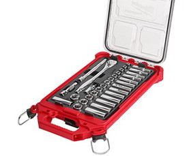 Milwaukee 48-22-9482 3/8" Dr. Packout 32 Piece SAE and Metric Socket Set