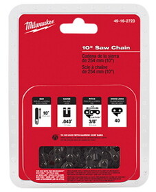 Milwaukee 49-16-2723 M18 QUIK-LOK&#153; 10" Saw Chain Accessory