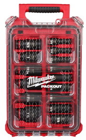 Milwaukee 49-66-6802 1/2" Drive 15 Piece SAE Deep PACKOUT Impact Socket Set