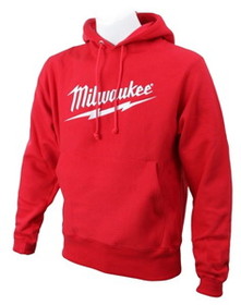 Milwaukee T103-RED-XL Milwaukee Red Hoodie Large Black