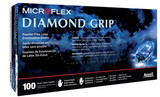 Microflex - Bc - 40 MXMF300L-10 CASE Diamond Grip Latex Gloves Large