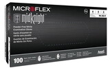 Microflex - Bc - 40 MXMK296L-10 CASE MidKnight Black Nitrile Powder Free Gloves Large