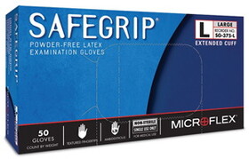 Microflex - Bc - 40 MXSG375M-10 CASE Safe Grip Textured Grip Gloves Medium