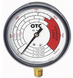 Otc Robinair Bosch 9652 Pressure Gauge 4-Scales 0-25 Ton