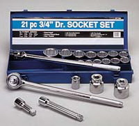 Wilmar PMW1180 21 Pc.SAE 3/4"Dr.Socket Set