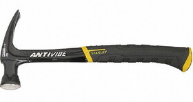 IRWIN 51-163 Stanley Fatmax Anti-Vibe 16oz. Smooth Nailing Rip Claw Hammer