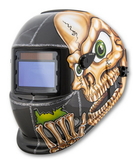 Titan SO41279 Skull Solar Powered Auto Dark Welding Helmet