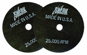 SHARK INDUSTRIES 12704 3"x1/16"x3/8" Cut-Off Wheels 10PK #25-10