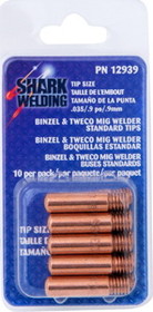 Shark 12939 .035 10 Pk Mig Contact Tips-Benzil Tweco