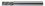 Shark Industries SRBT15 Cylinder Shape Bur- Solid Carbide 1/4"x 1" x 2" Double