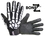Sas Safety SS6730-02 Raised Tpr Skeleton Bone Medium Impact Gloves, Price/EA