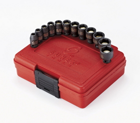 Sunex Tool SU1822 12 Pc 1/4" Drive Metric Magnetic Impact Socket Set