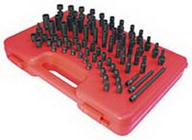 Sunex Tools SU1874 74 Piece 1/4" Drive Master SAE and Metric Socket Set