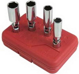 Sunex Tool SU8844 4 Piece 3/8" Dr. Universal Spark Plug Socket Set