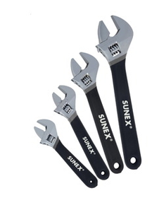 Sunex SU9618A 4 Piece Adjustable Wrench Set