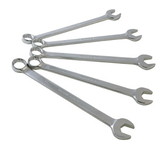Sunex 9918MA 5 piece Metric Full Polished V-Groove Combination Wrench Set