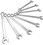 Sunex 9919MA 8 piece Metric Full Polished V-Groove Combination Wrench Set