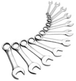 Sunex Tool SU9930 11 Piece SAE Stubby Combination Wrenches 3/8-1