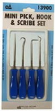 S & G Tool Aid TA13900 Mini Pick and Hook Scribe Set
